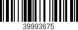 Código de barras (EAN, GTIN, SKU, ISBN): '39993675'