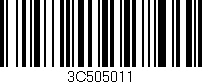 Código de barras (EAN, GTIN, SKU, ISBN): '3C505011'