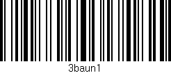 Código de barras (EAN, GTIN, SKU, ISBN): '3baun1'