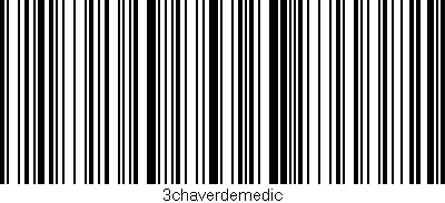 Código de barras (EAN, GTIN, SKU, ISBN): '3chaverdemedic'