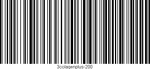 Código de barras (EAN, GTIN, SKU, ISBN): '3colagenplus-200'