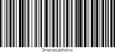 Código de barras (EAN, GTIN, SKU, ISBN): '3macasulphytos'