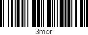 Código de barras (EAN, GTIN, SKU, ISBN): '3mor'