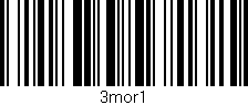 Código de barras (EAN, GTIN, SKU, ISBN): '3mor1'
