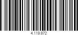 Código de barras (EAN, GTIN, SKU, ISBN): '4.119.872'
