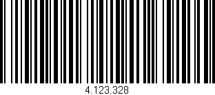 Código de barras (EAN, GTIN, SKU, ISBN): '4.123.328'