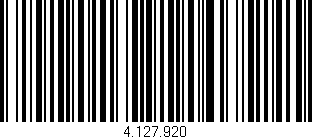 Código de barras (EAN, GTIN, SKU, ISBN): '4.127.920'