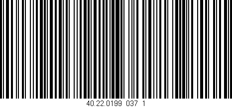 Código de barras (EAN, GTIN, SKU, ISBN): '40.22.0199_037_1'
