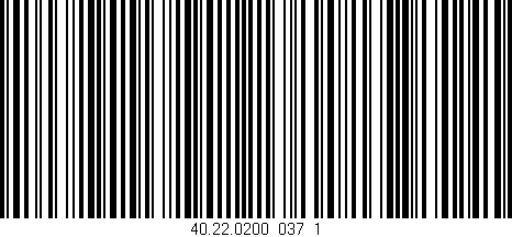 Código de barras (EAN, GTIN, SKU, ISBN): '40.22.0200_037_1'