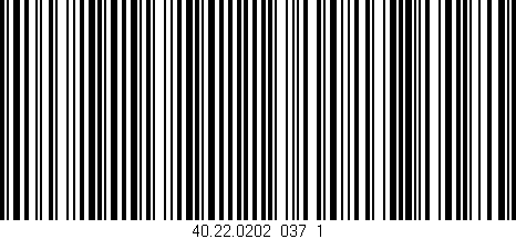 Código de barras (EAN, GTIN, SKU, ISBN): '40.22.0202_037_1'