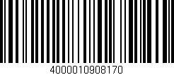 Código de barras (EAN, GTIN, SKU, ISBN): '4000010908170'