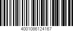 Código de barras (EAN, GTIN, SKU, ISBN): '4001086124167'