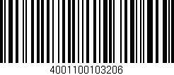 Código de barras (EAN, GTIN, SKU, ISBN): '4001100103206'