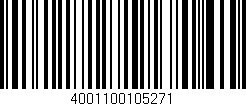Código de barras (EAN, GTIN, SKU, ISBN): '4001100105271'