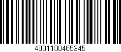 Código de barras (EAN, GTIN, SKU, ISBN): '4001100465345'