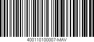 Código de barras (EAN, GTIN, SKU, ISBN): '400110100007-MAV'