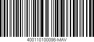 Código de barras (EAN, GTIN, SKU, ISBN): '400110100096-MAV'