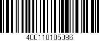 Código de barras (EAN, GTIN, SKU, ISBN): '400110105086'