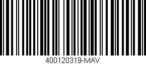 Código de barras (EAN, GTIN, SKU, ISBN): '400120319-MAV'