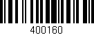 Código de barras (EAN, GTIN, SKU, ISBN): '400160'
