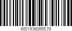 Código de barras (EAN, GTIN, SKU, ISBN): '4001638086578'