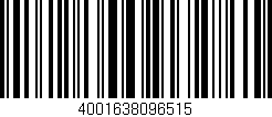 Código de barras (EAN, GTIN, SKU, ISBN): '4001638096515'