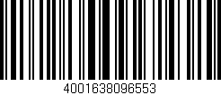 Código de barras (EAN, GTIN, SKU, ISBN): '4001638096553'