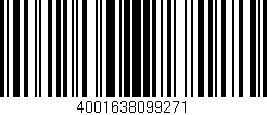 Código de barras (EAN, GTIN, SKU, ISBN): '4001638099271'