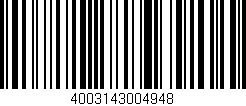 Código de barras (EAN, GTIN, SKU, ISBN): '4003143004948'