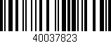Código de barras (EAN, GTIN, SKU, ISBN): '40037823'