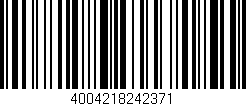 Código de barras (EAN, GTIN, SKU, ISBN): '4004218242371'