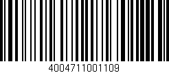 Código de barras (EAN, GTIN, SKU, ISBN): '4004711001109'