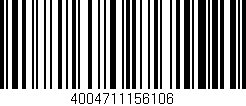 Código de barras (EAN, GTIN, SKU, ISBN): '4004711156106'