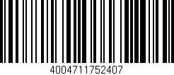 Código de barras (EAN, GTIN, SKU, ISBN): '4004711752407'