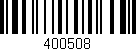 Código de barras (EAN, GTIN, SKU, ISBN): '400508'