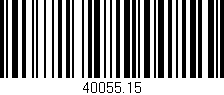 Código de barras (EAN, GTIN, SKU, ISBN): '40055.15'