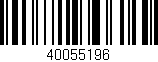 Código de barras (EAN, GTIN, SKU, ISBN): '40055196'