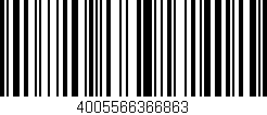 Código de barras (EAN, GTIN, SKU, ISBN): '4005566366863'