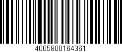 Código de barras (EAN, GTIN, SKU, ISBN): '4005800164361'