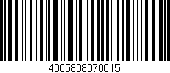 Código de barras (EAN, GTIN, SKU, ISBN): '4005808070015'