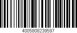 Código de barras (EAN, GTIN, SKU, ISBN): '4005808239597'