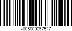 Código de barras (EAN, GTIN, SKU, ISBN): '4005808257577'
