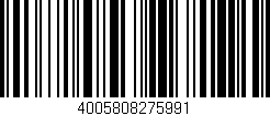 Código de barras (EAN, GTIN, SKU, ISBN): '4005808275991'