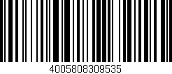 Código de barras (EAN, GTIN, SKU, ISBN): '4005808309535'
