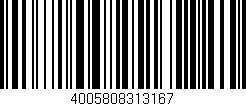 Código de barras (EAN, GTIN, SKU, ISBN): '4005808313167'