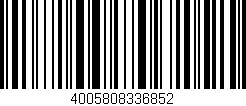 Código de barras (EAN, GTIN, SKU, ISBN): '4005808336852'
