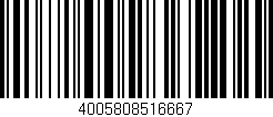 Código de barras (EAN, GTIN, SKU, ISBN): '4005808516667'