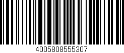 Código de barras (EAN, GTIN, SKU, ISBN): '4005808555307'
