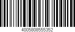 Código de barras (EAN, GTIN, SKU, ISBN): '4005808555352'