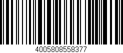 Código de barras (EAN, GTIN, SKU, ISBN): '4005808558377'